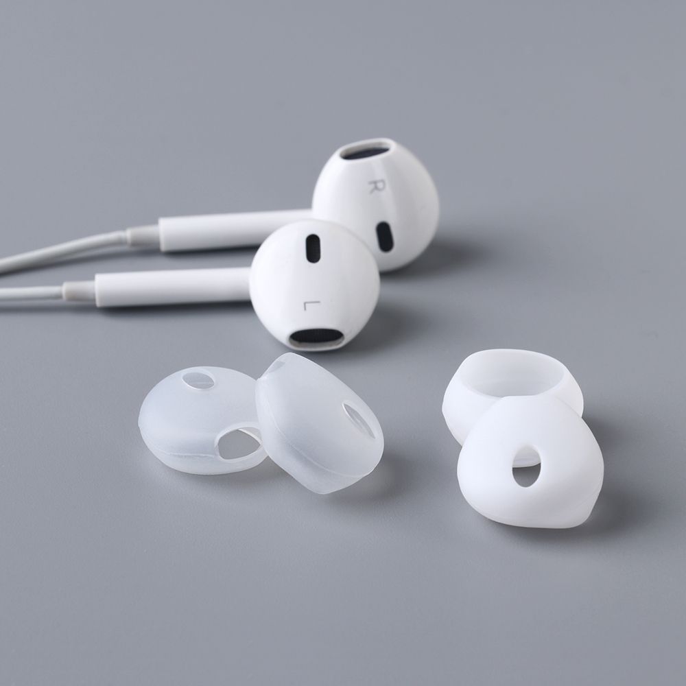 Airpod Case Cover - ปลอกหุ้มหูฟังซิลิโคน1คู่, ปลอกหุ้มปลายจุกหูฟังกันลื่นสำหรับ iPhone airpods