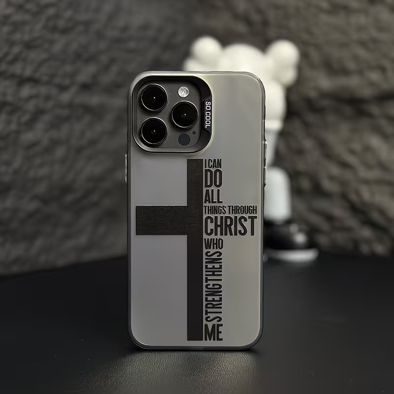 Phone Accessories To Sell - เคสโทรศัพท์กันรอยนิ้วมือ ลายกางเขน สำหรับ iPhone 17 16