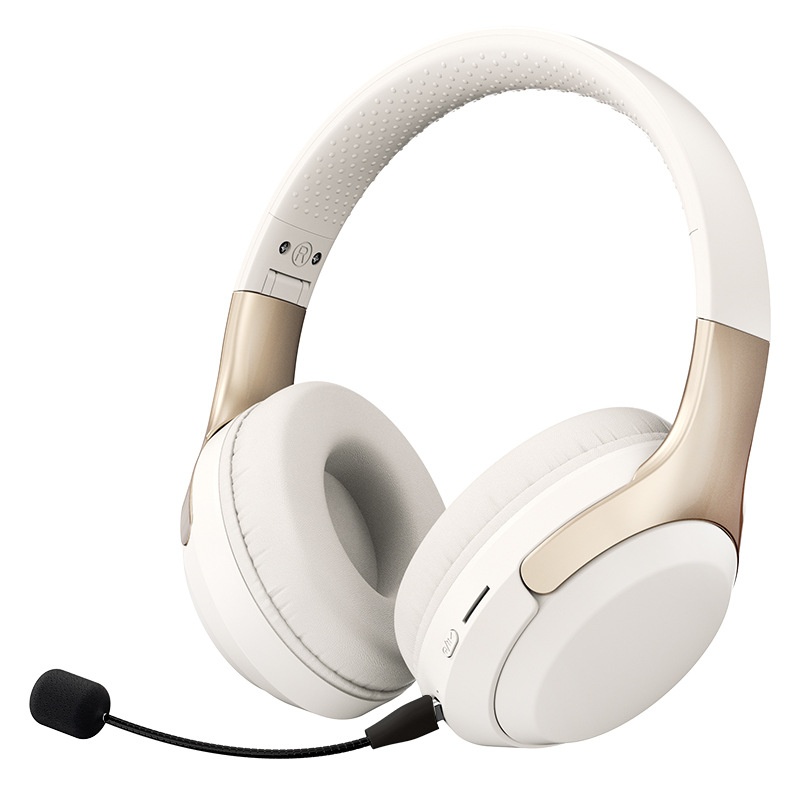 Phone Accessories Officeworks - หูฟังบลูทูธไร้สายแบบครอบหู ไมโครโฟนในตัว เสียงสเตอริโอไฮไฟ แบตเตอรี่ใช้งานได้ยาวนาน สำหรับการเดินทาง ทำงาน