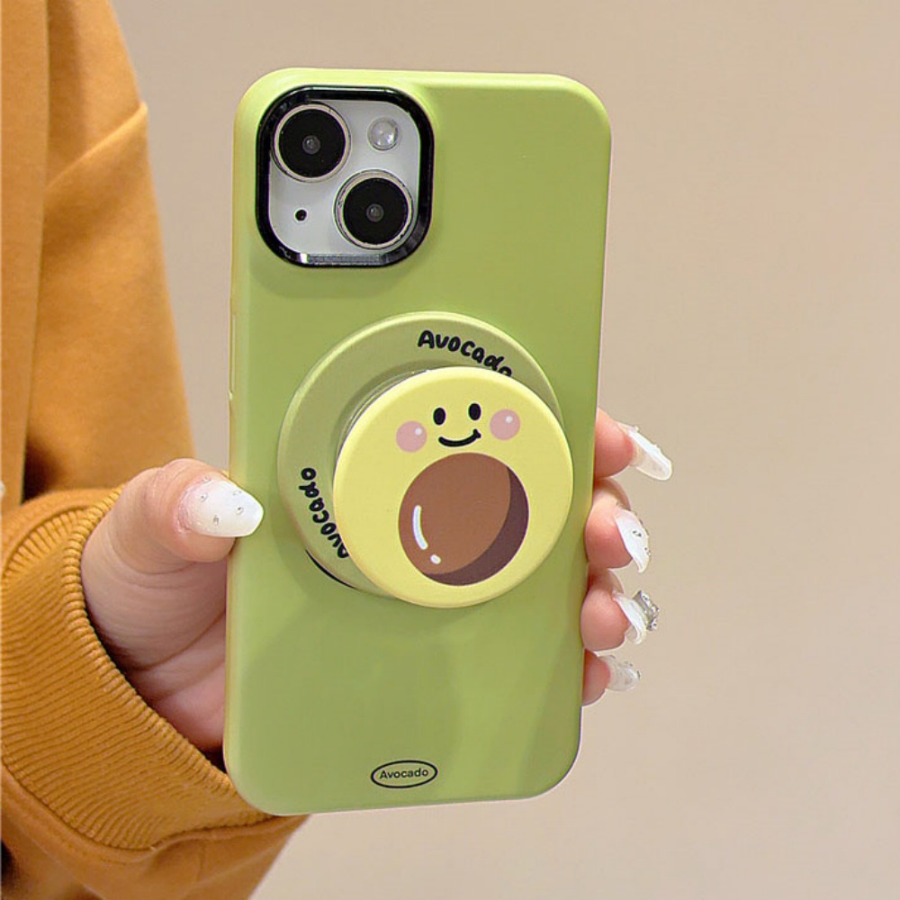 Pop Socket Grip - ที่ยึดโทรศัพท์แม่เหล็กอะโวคาโดน่ารักสไตล์เกาหลี Griptok Grip Tok ที่วางโทรศัพท์สำหรับ iPhone