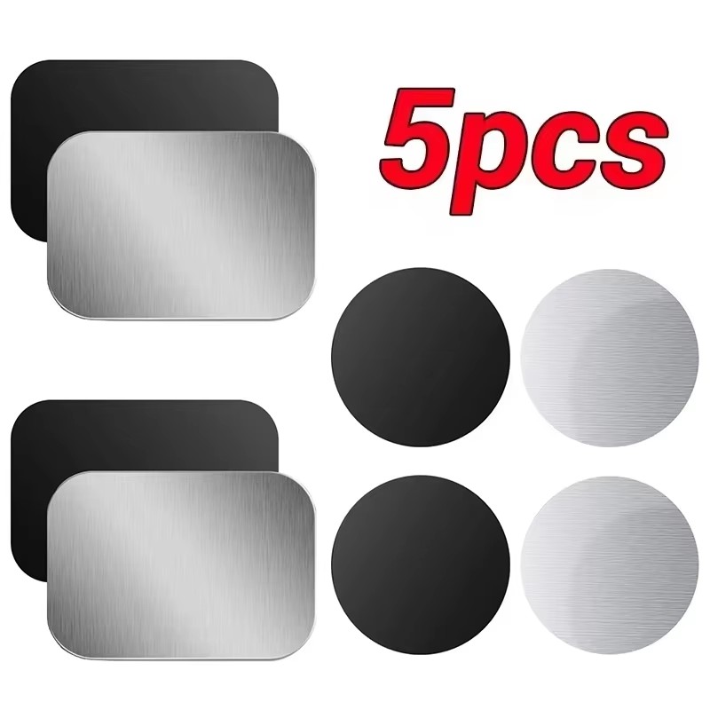 Phone Accessories Quotes - 1-10PCS ที่วางโทรศัพท์ในรถยนต์แบบแม่เหล็กอเนกประสงค์แผ่นดิสก์สติกเกอร์แผ่นโลหะแม่เหล็กสำหรับที่วางโทรศัพท์แบบแม่เหล็กสำหรับโทรศัพท์มือถือแท็บเล็ต
