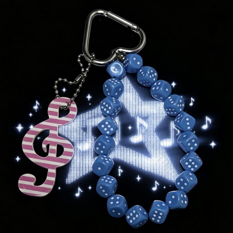 Phone Accessories For Teens - R7UF ที่ไม่ซ้ำกัน Handcrafted ลูกปัด Musical Note