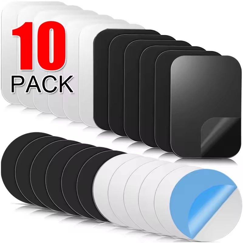 Phone Accessories Quotes - แผ่นโลหะแม่เหล็กบางสำหรับที่วางโทรศัพท์ในรถยนต์ แผ่นเหล็กอเนกประสงค์ สติ๊กเกอร์แม่เหล็กสำหรับแท็บเล็ต โต๊ะทำงาน และที่วางโทรศัพท์มือถือ