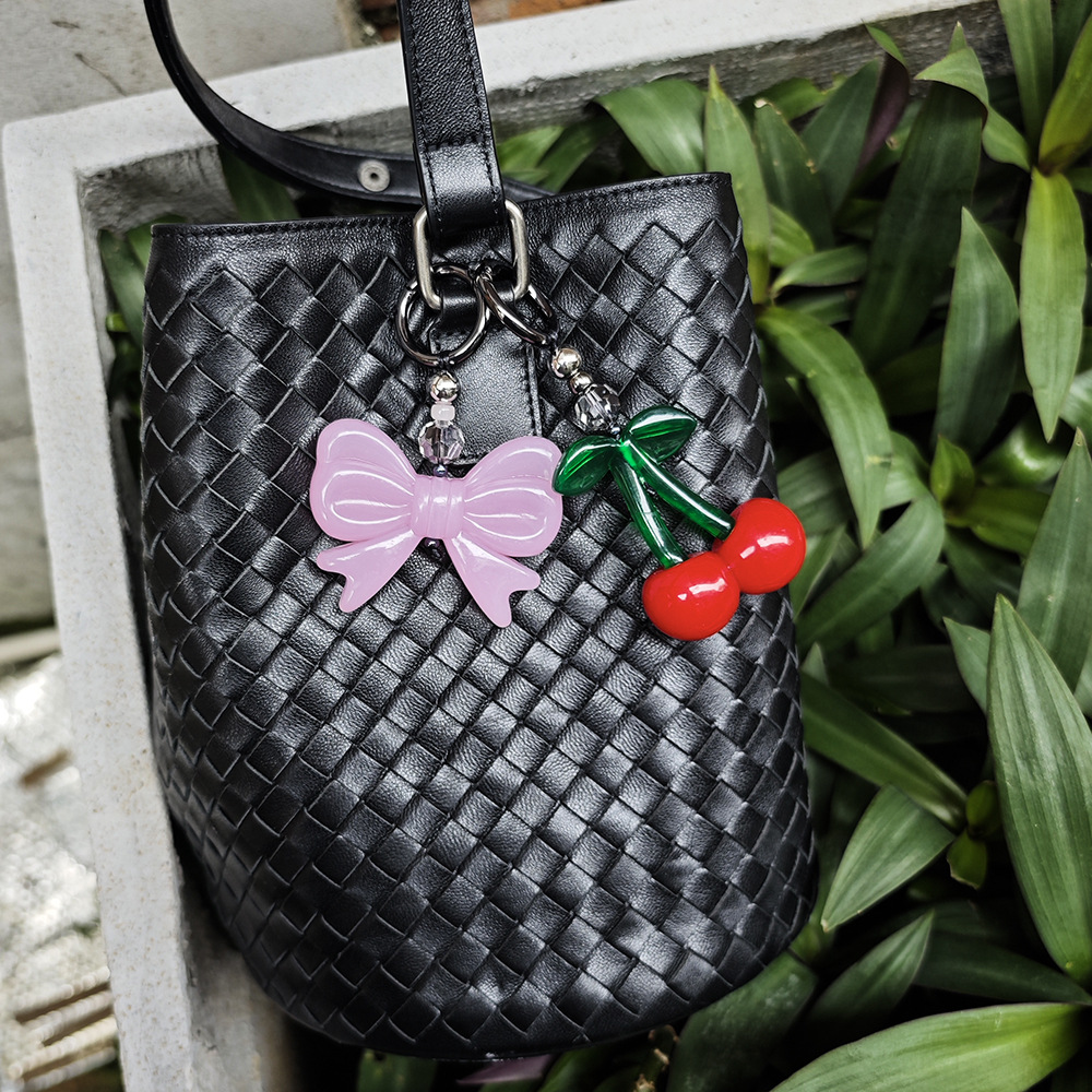 Phone Accessories For Teens - HERLOOK Big Cherry กระเป๋า Charm พวงกุญแจ