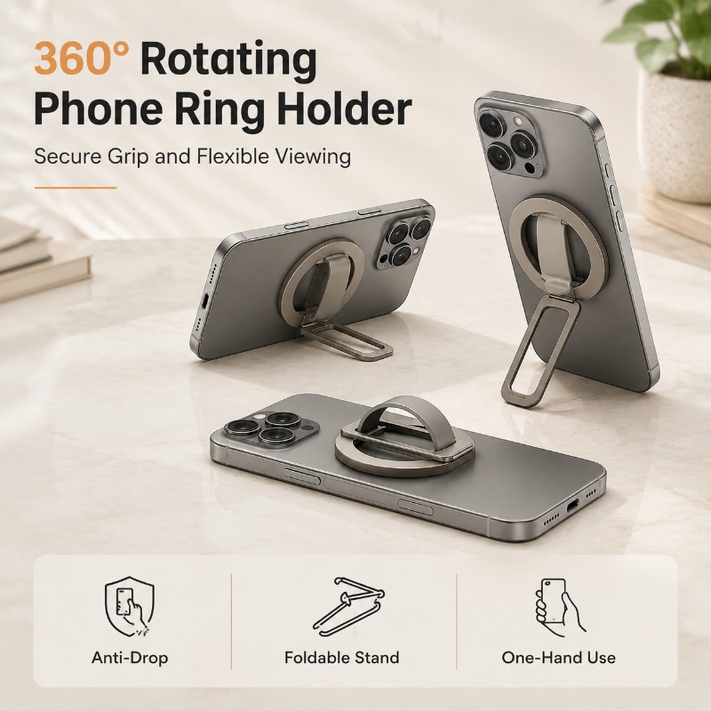 Pop Socket Grip - ที่วางโทรศัพท์แบบแม่เหล็กซิลิโคนสำหรับ Magsafe, ขาตั้งแบบวงแหวนหมุนได้สำหรับวางบนโต๊ะ, ที่จับนิ้วกันลื่นสำหรับ iPhone Samsung