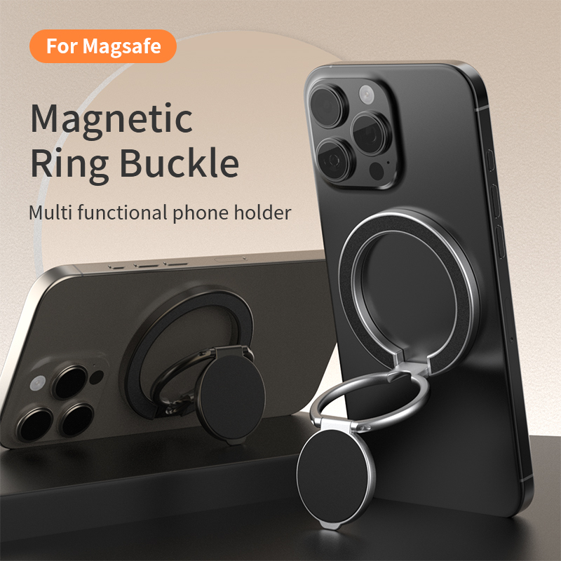 Pop Socket Grip - แท่นวางโทรศัพท์แม่เหล็ก MagSafe แบบสองด้าน ที่ยึดโทรศัพท์แบบวงแหวน ที่จับโทรศัพท์สำหรับโทรศัพท์ 17