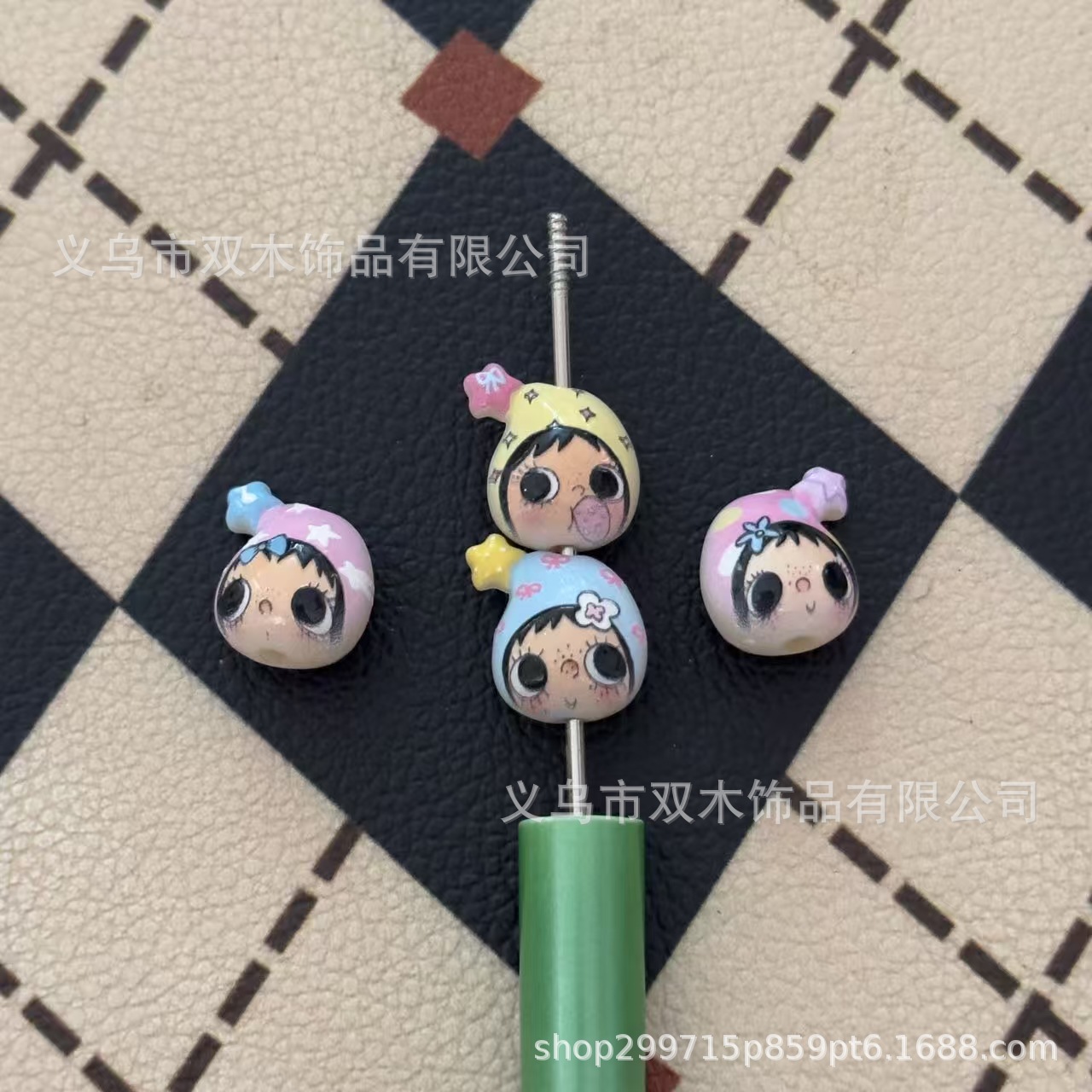 10 ชิ้น ลูกปัดลายดาวนูนพิมพ์ลา - Phone Accessories Hanging บทวิจารณ์และราคา