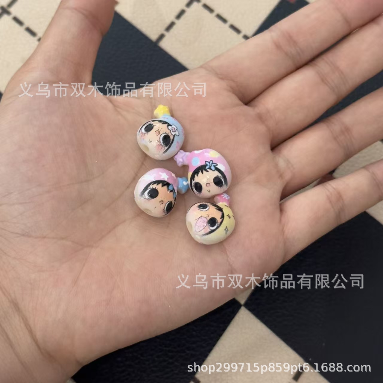 10 ชิ้น ลูกปัดลายดาวนูนพิมพ์ลา - Phone Accessories Hanging บทวิจารณ์และราคา