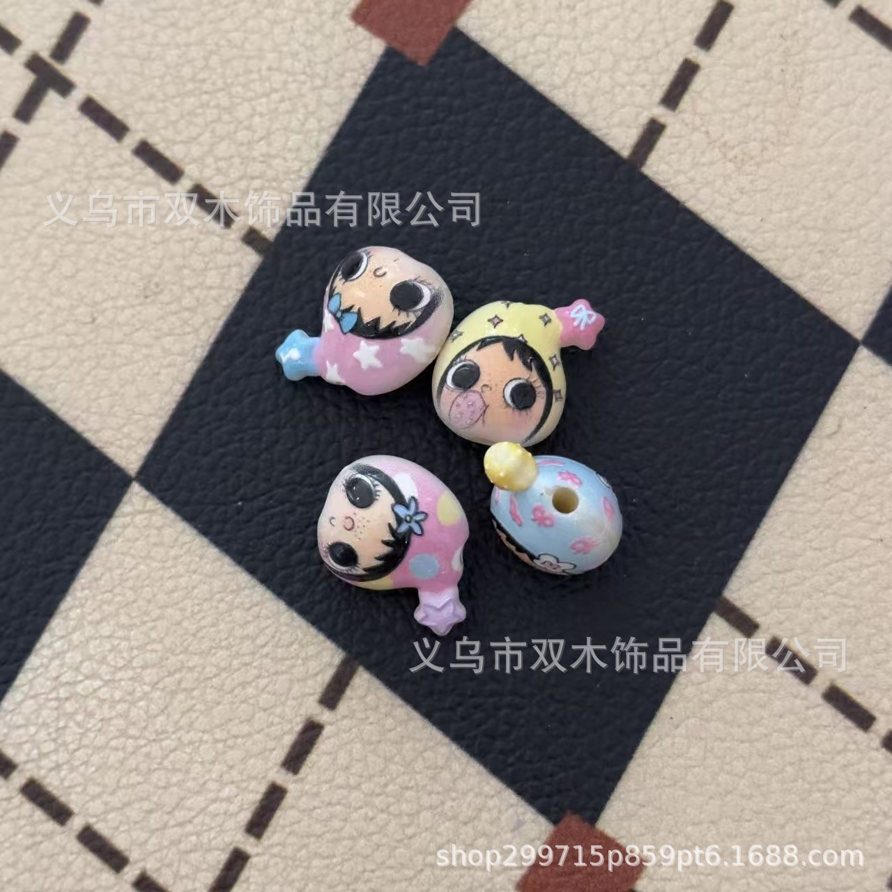 10 ชิ้น ลูกปัดลายดาวนูนพิมพ์ลา - Phone Accessories Hanging บทวิจารณ์และราคา