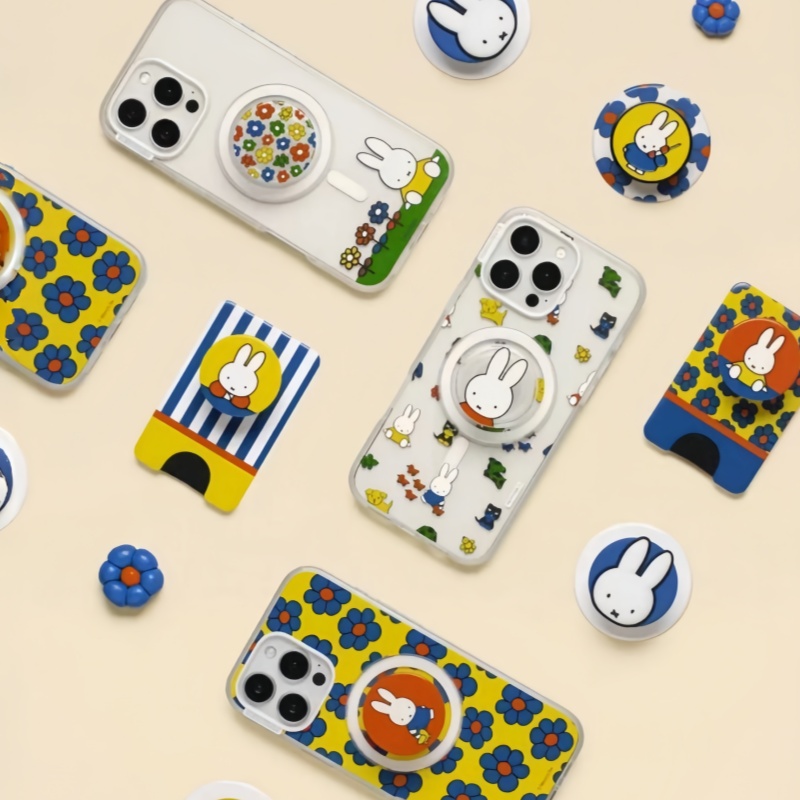 ซีรีส์คอลแลบ Miffy ที่จับโทรศั - Pop Socket Grip บทวิจารณ์และราคา