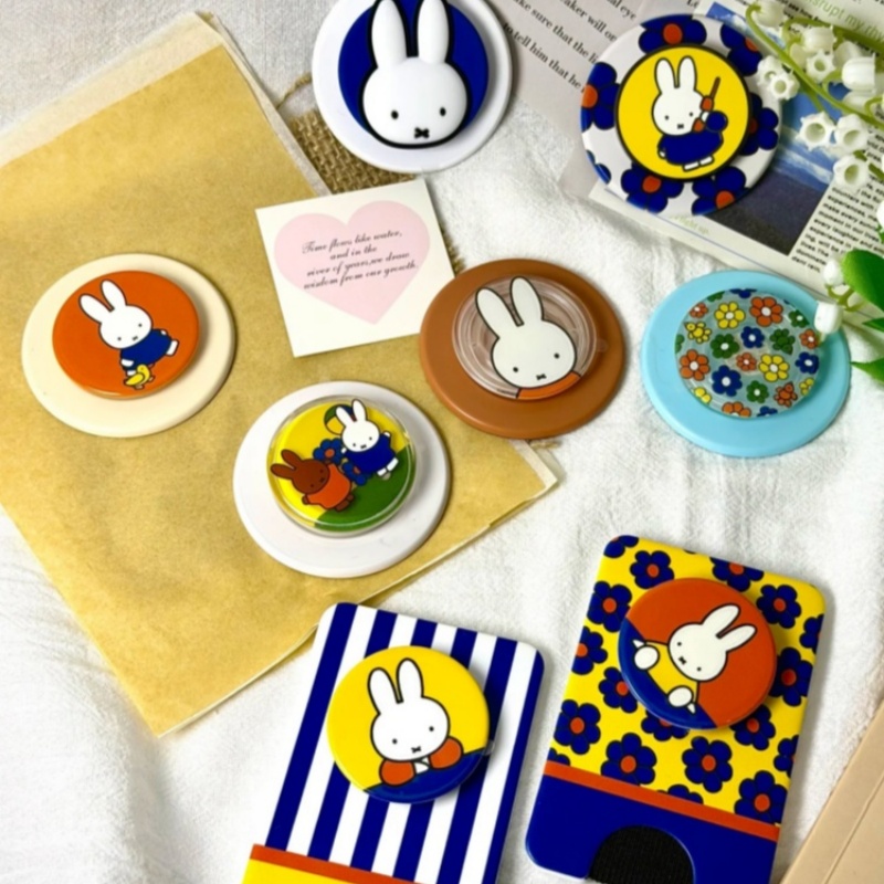ซีรีส์คอลแลบ Miffy ที่จับโทรศั - Pop Socket Grip บทวิจารณ์และราคา