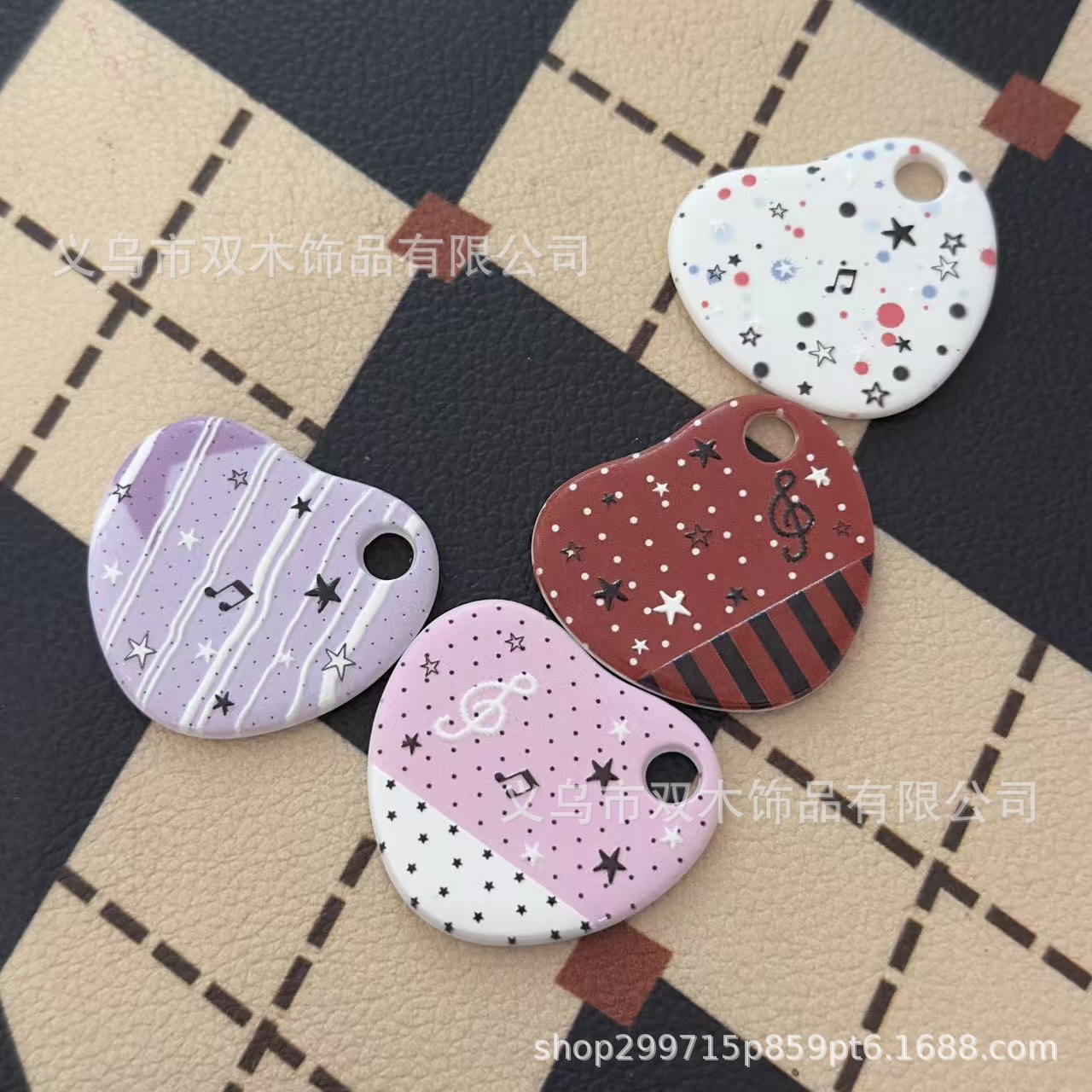 10 ชิ้น ลูกปัดลายพิมพ์นูน ลายเ - Phone Accessories Hanging บทวิจารณ์และราคา