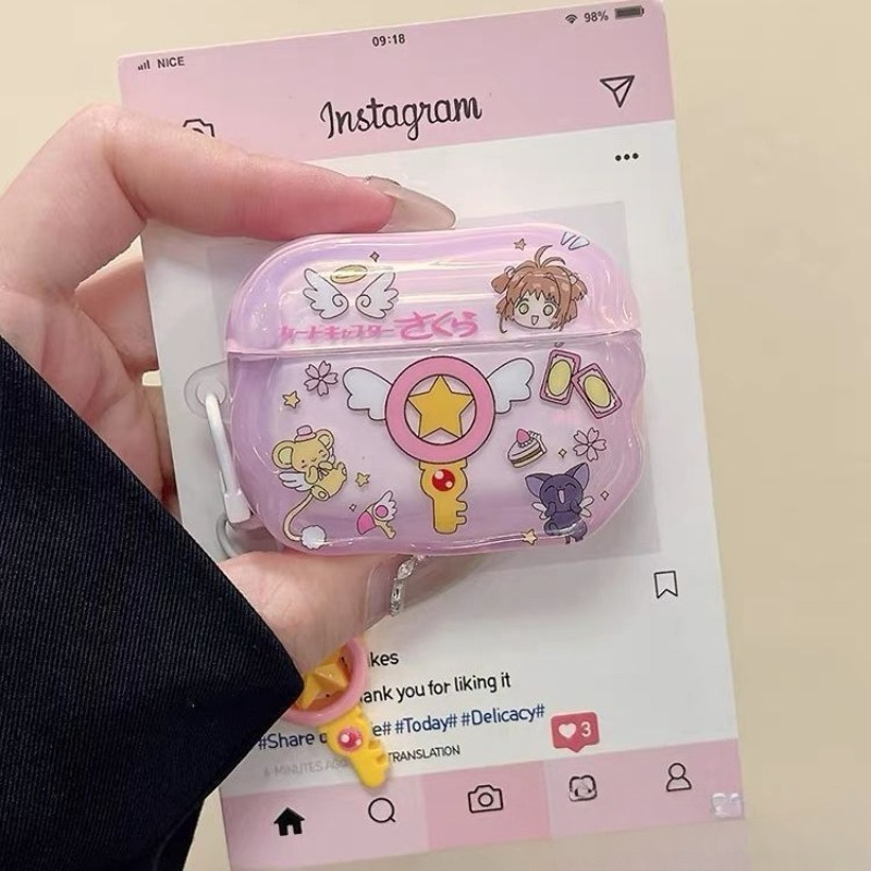 การ์ตูนการ์ดแคปเตอร์ ซากุระ ไม - Airpod Case Cover บทวิจารณ์และราคา