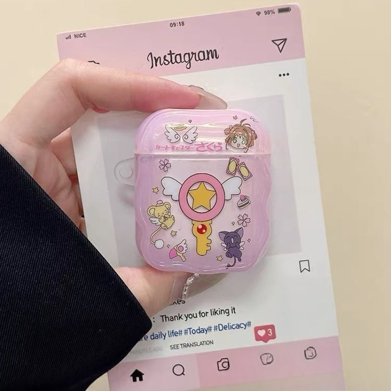 การ์ตูนการ์ดแคปเตอร์ ซากุระ ไม - Airpod Case Cover บทวิจารณ์และราคา