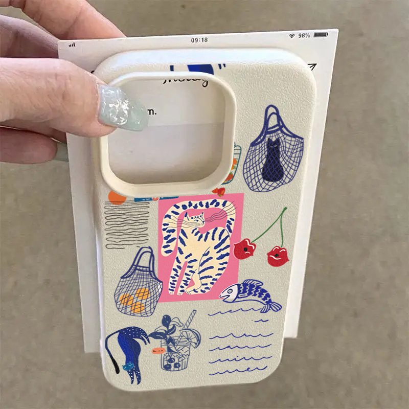 เคสโทรศัพท์ลายแมวเชอร์รี่น่ารั - Phone Accessories To Sell บทวิจารณ์และราคา