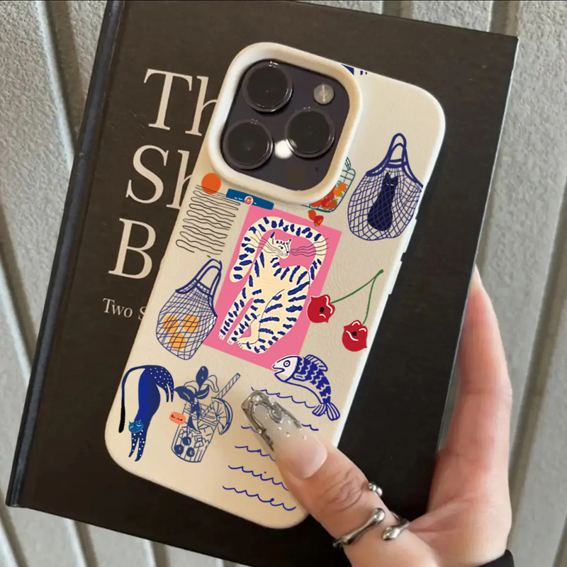 เคสโทรศัพท์ลายแมวเชอร์รี่น่ารั - Phone Accessories To Sell บทวิจารณ์และราคา
