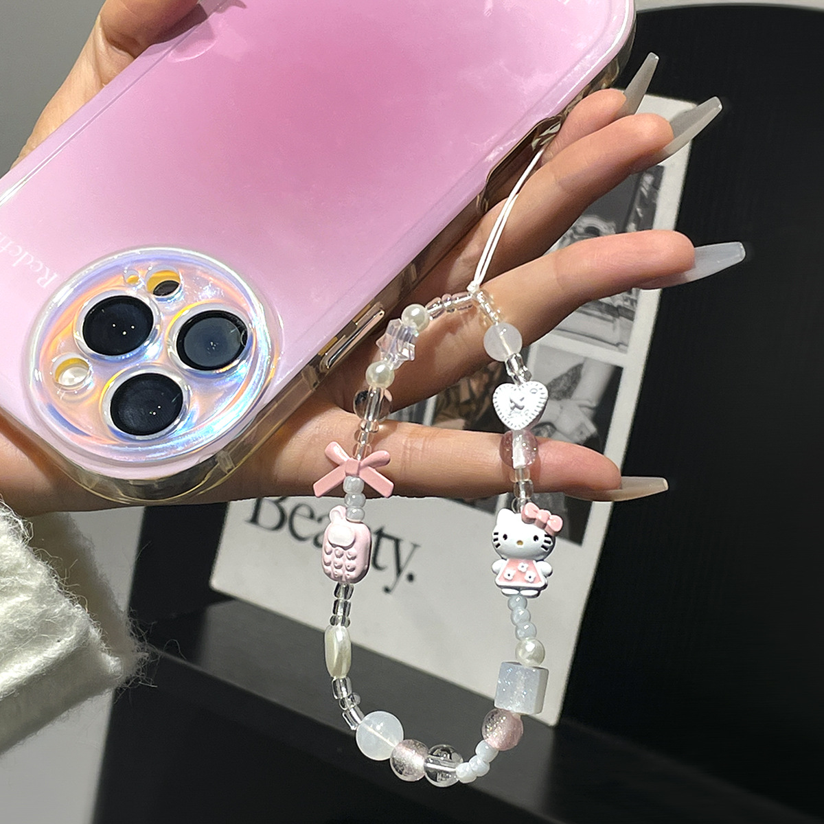 สายคล้องโทรศัพท์กันหลุดลายคิตต - Phone Accessories Cute บทวิจารณ์และราคา
