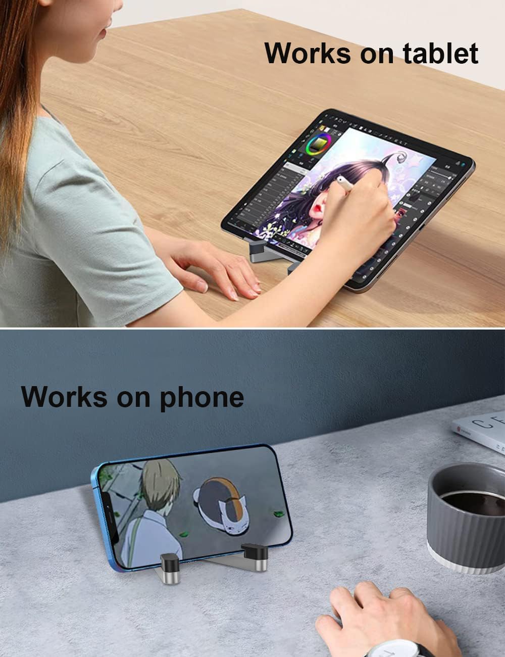 ขาตั้งโทรศัพท์มือถืออะลูมิเนีย - Phone Accessories For Travel บทวิจารณ์และราคา