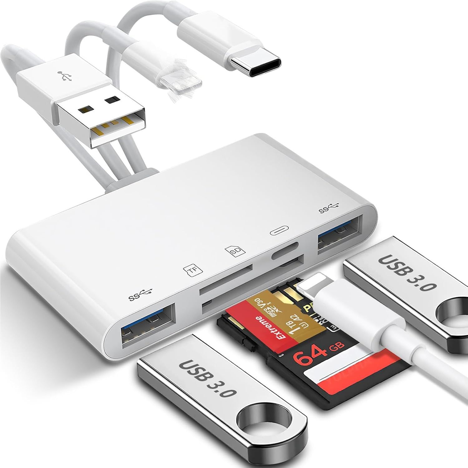 อะแดปเตอร์ USB OTG แบบ 5-in-1  - Micro Sd Card บทวิจารณ์และราคา
