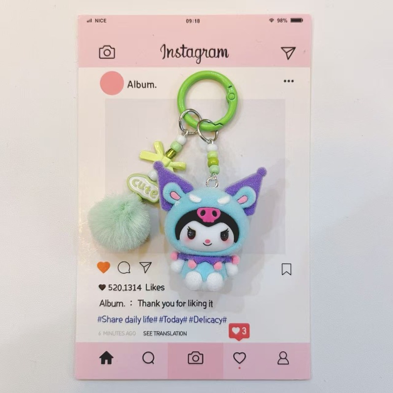 พวงกุญแจเรซิ่นรูปคุโรมิแฟชั่น  - Phone Accessories For Teens บทวิจารณ์และราคา