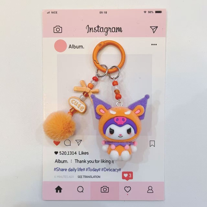 พวงกุญแจเรซิ่นรูปคุโรมิแฟชั่น  - Phone Accessories For Teens บทวิจารณ์และราคา