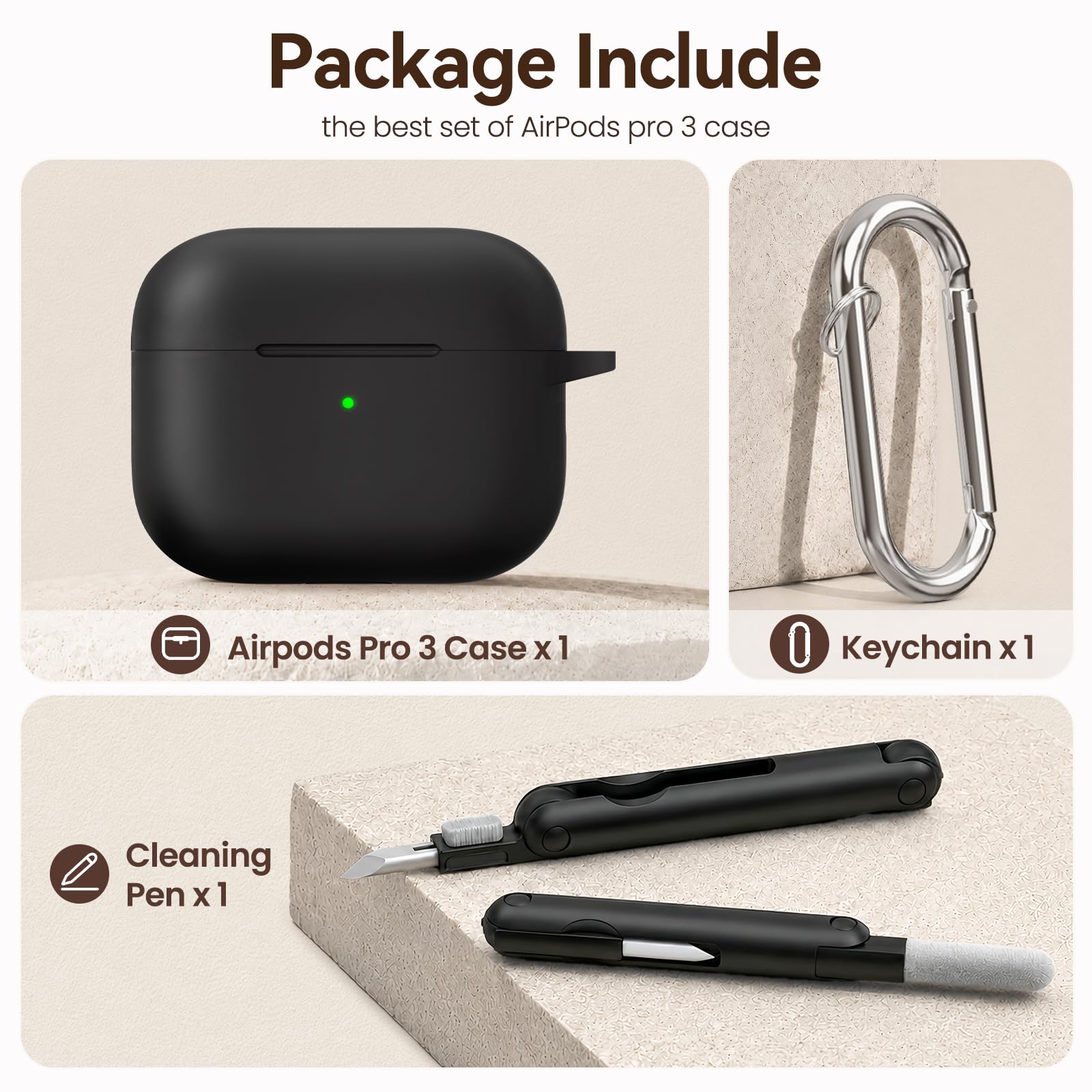 เคสซิลิโคนป้องกันสำหรับ AirPod - Airpod Case Cover บทวิจารณ์และราคา