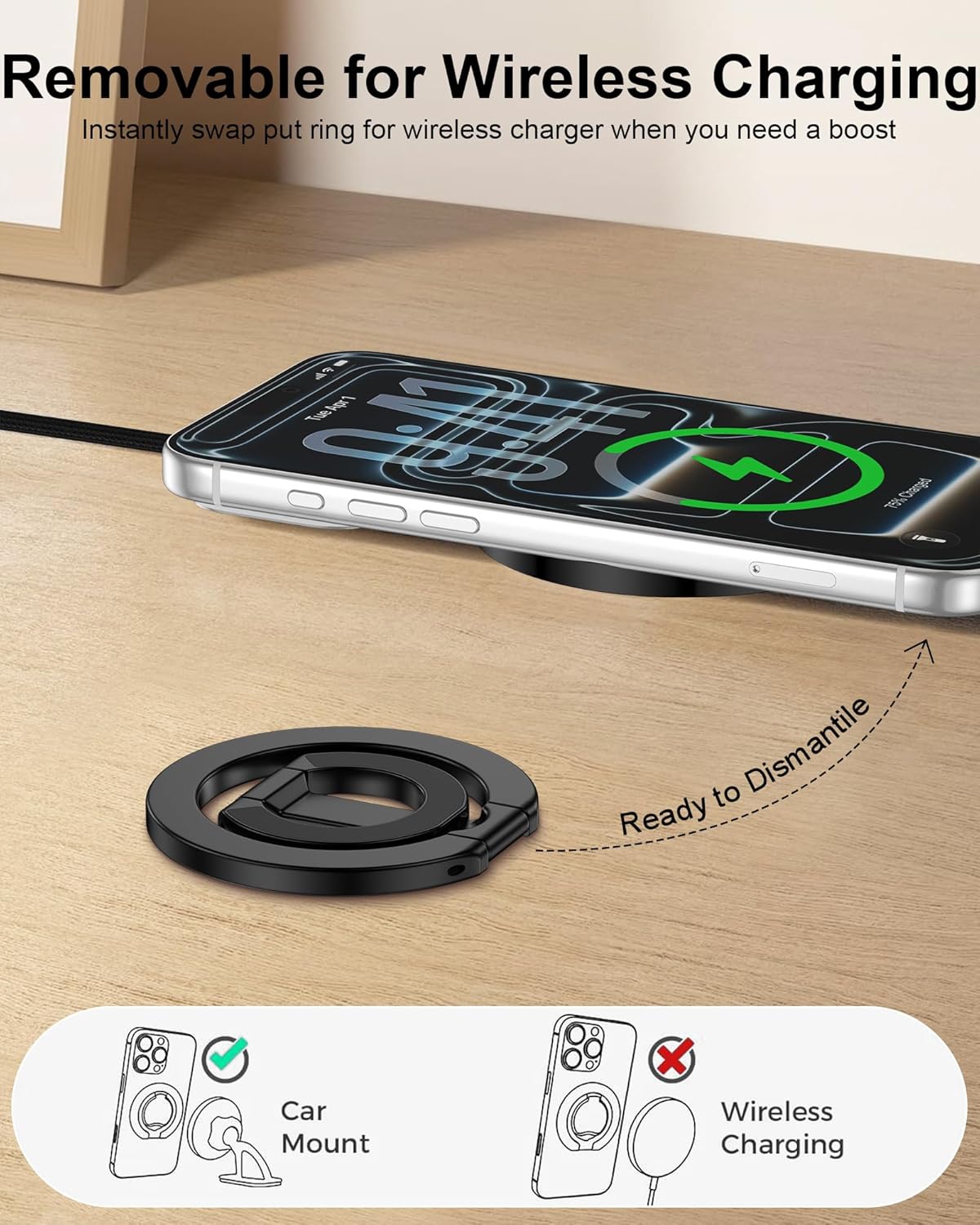 ที่ยึดโทรศัพท์แบบวงแหวนแม่เหล็ - Pop Socket Grip บทวิจารณ์และราคา
