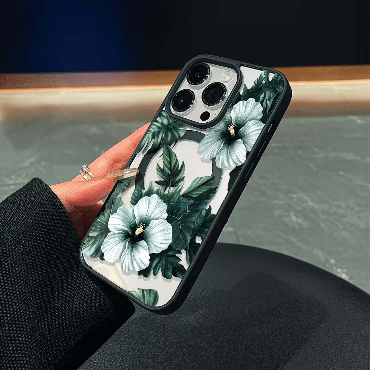เคสโทรศัพท์ลายดอกไม้สีเขียวสำห - Phone Accessories To Sell บทวิจารณ์และราคา