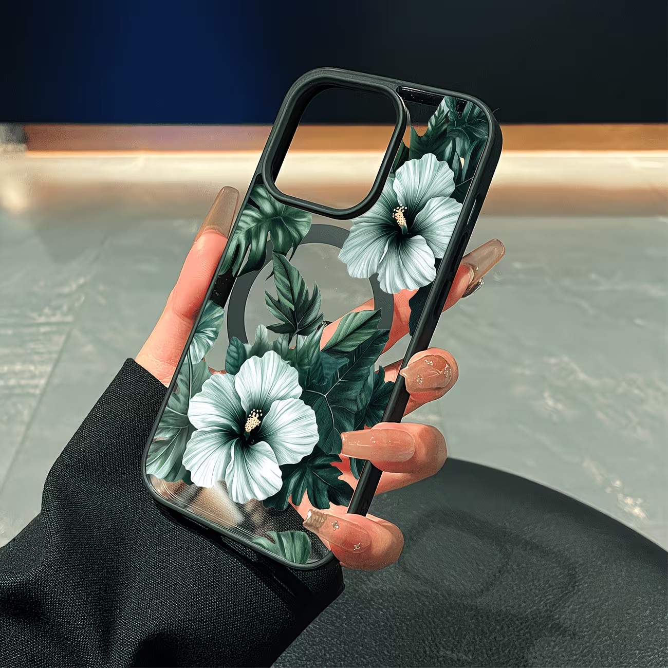เคสโทรศัพท์ลายดอกไม้สีเขียวสำห - Phone Accessories To Sell บทวิจารณ์และราคา