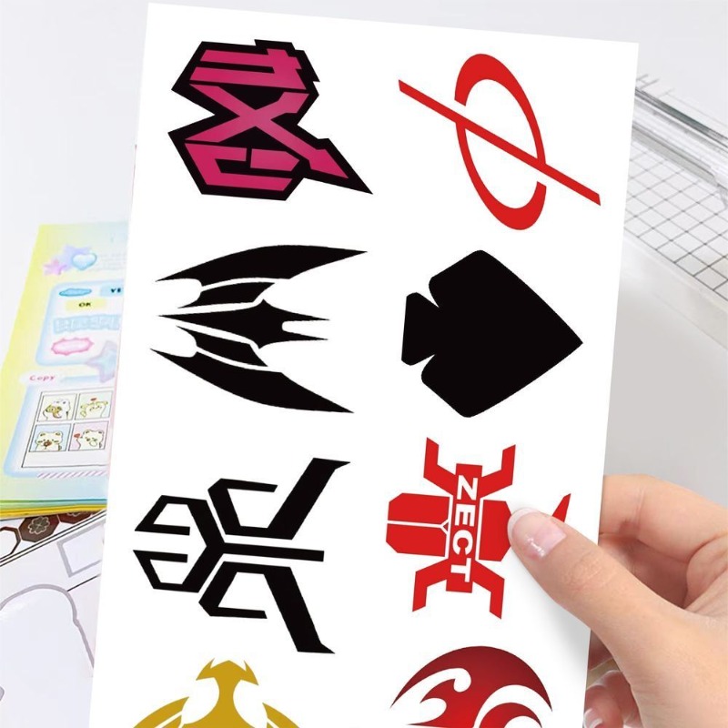 60 แผ่นสติกเกอร์โลโก้คาเมนไรเด - Phone Accessories Quotes บทวิจารณ์และราคา