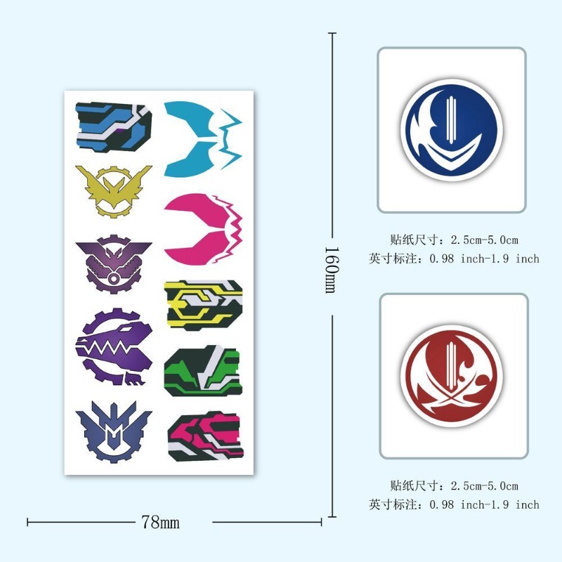 60 แผ่นสติกเกอร์โลโก้คาเมนไรเด - Phone Accessories Quotes บทวิจารณ์และราคา